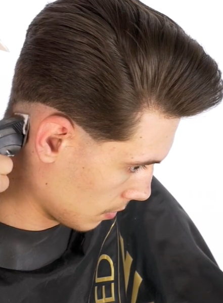 Quiff step by step